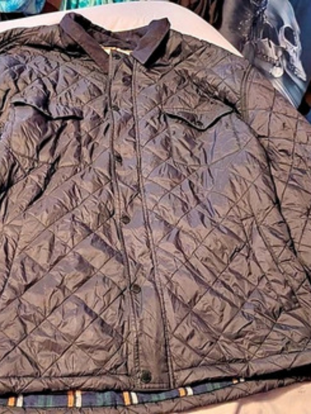 Weatherproof Vintage Quilted Plaid-Lined Jacket XXL Like New